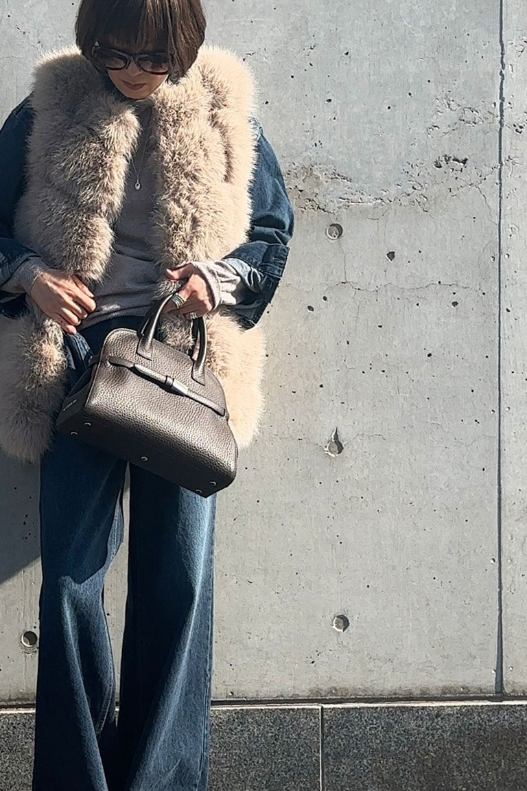 冬のデニムオンデニム2