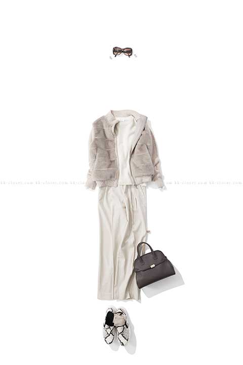 アイボリーに染まる