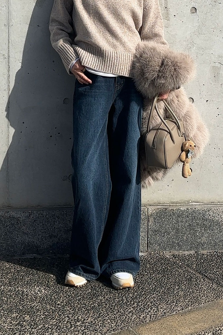 ふわもこタッチの大人カジュアル9