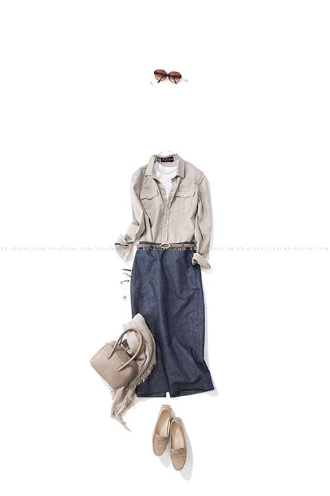 甘くないスカートスタイル