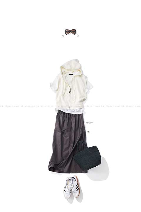 白・黒・ブラウン@spring