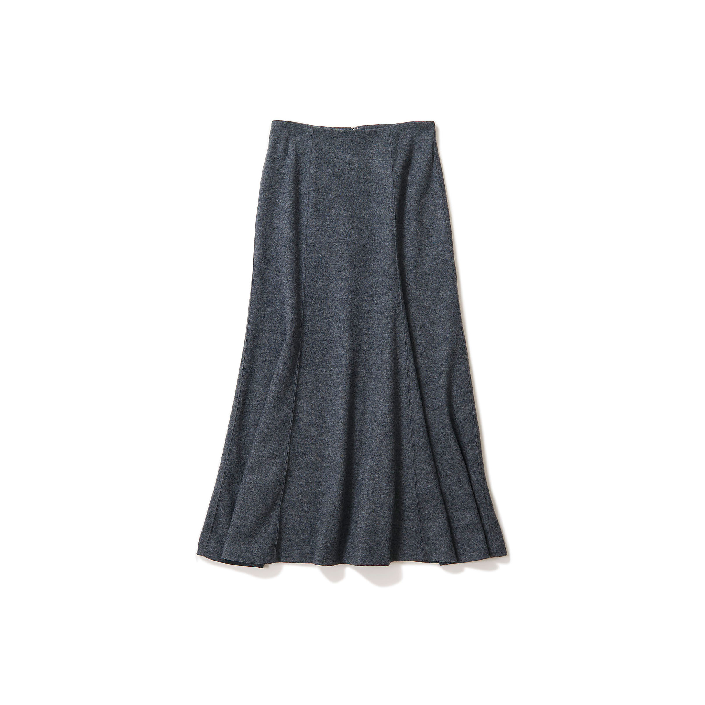 comfy & elegant gray jersey skirt