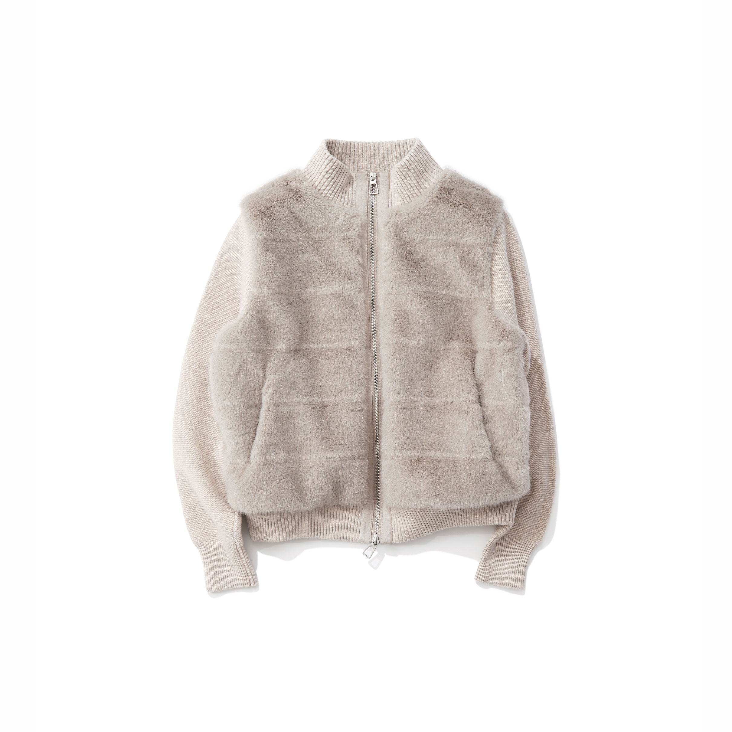 リッチ&上品な、コンビブルゾン