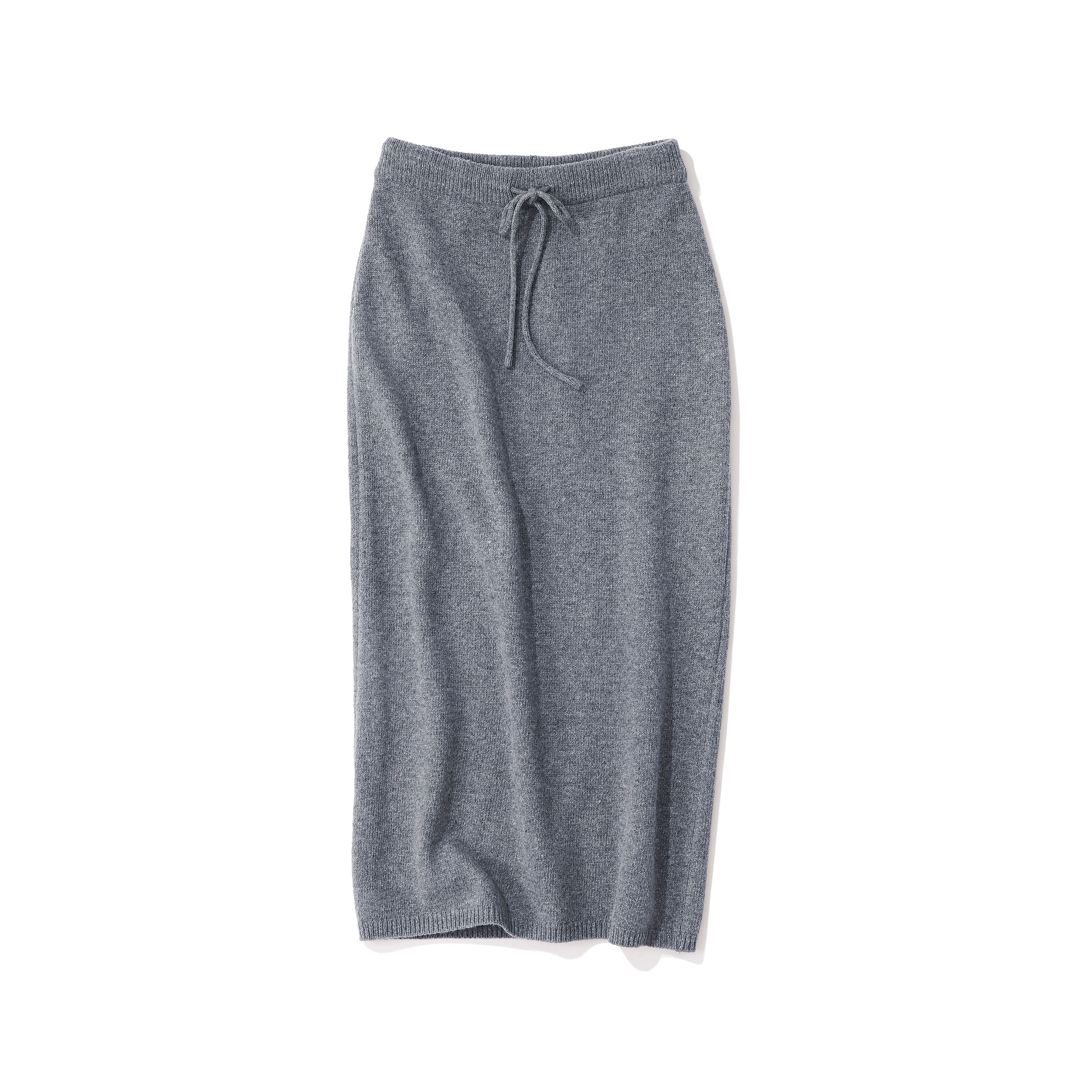スウェット気分のニットスカート