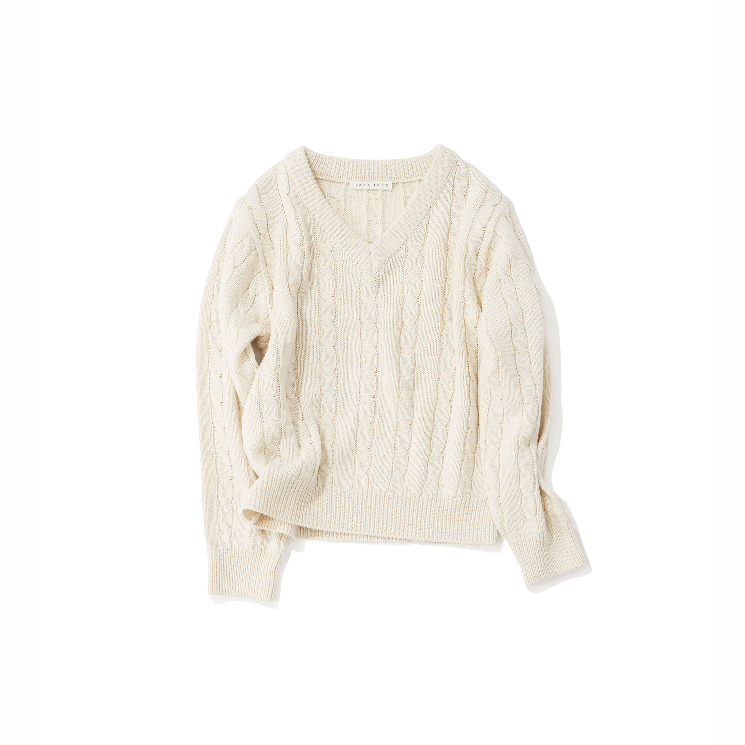 絶妙！ ケーブルニット